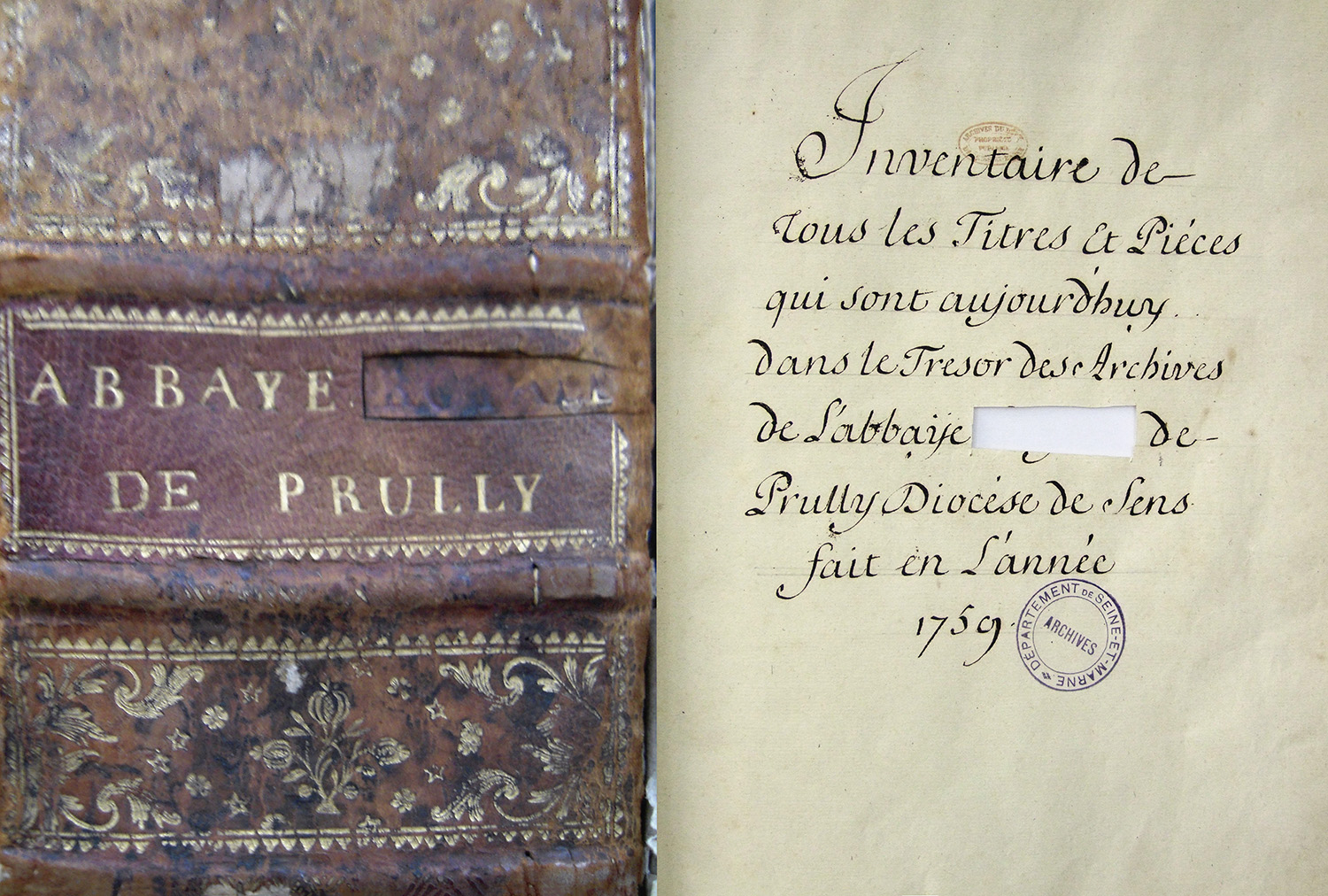 L'étude des chartes et des actes de Preuilly